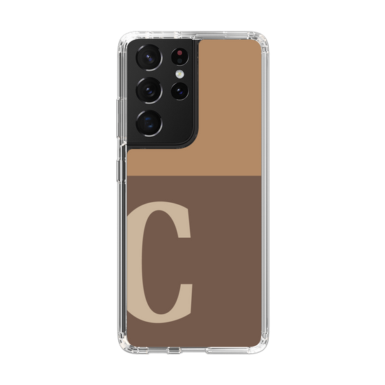 Slim Protection Case［ Original - initial two tone - C brown ］