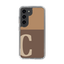 Slim Protection Case［ Original - initial two tone - C brown ］