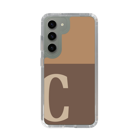 Slim Protection Case［ Original - initial two tone - C brown ］