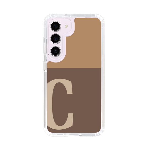 Slim Protection Case［ Original - initial two tone - C brown ］