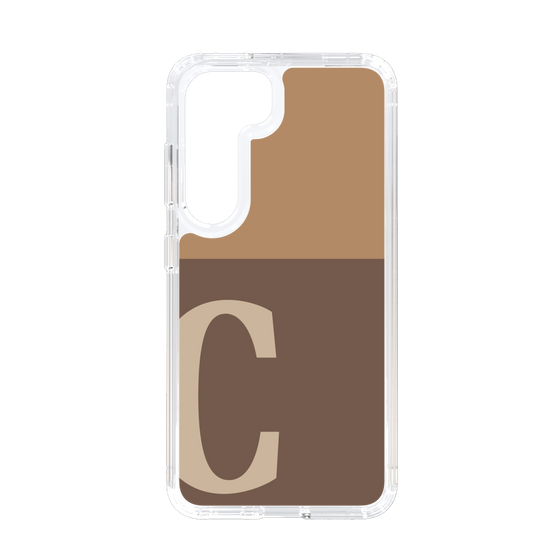 Slim Protection Case［ Original - initial two tone - C brown ］