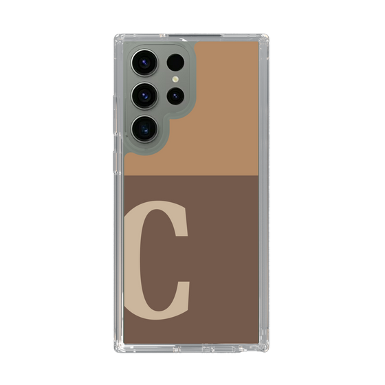Slim Protection Case［ Original - initial two tone - C brown ］