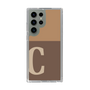 Slim Protection Case［ Original - initial two tone - C brown ］