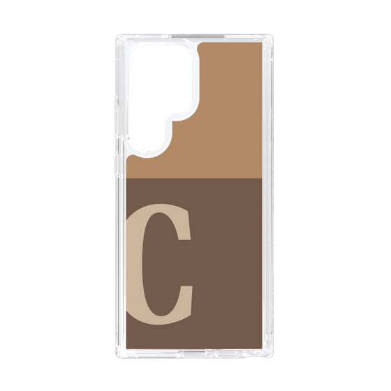 Slim Protection Case［ Original - initial two tone - C brown ］