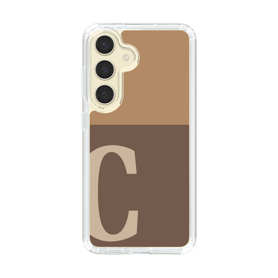 Slim Protection Case［ Original - initial two tone - C brown ］
