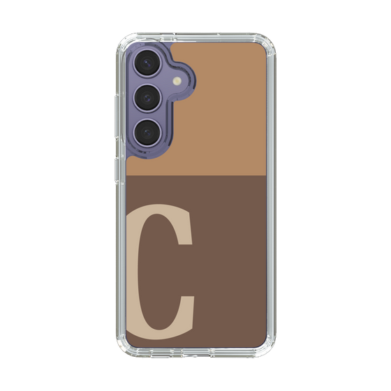 Slim Protection Case［ Original - initial two tone - C brown ］
