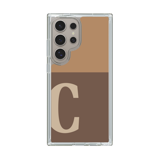 Slim Protection Case［ Original - initial two tone - C brown ］