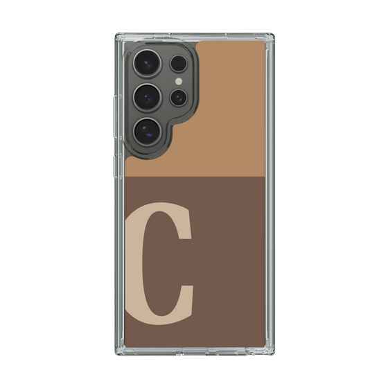 Slim Protection Case［ Original - initial two tone - C brown ］