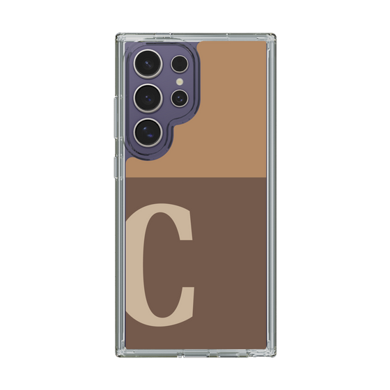 Slim Protection Case［ Original - initial two tone - C brown ］