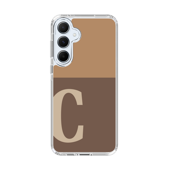 Slim Protection Case［ オリジナル - initial two tone - C brown ］
