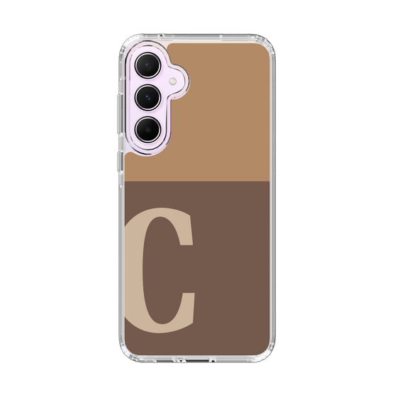 Slim Protection Case［ オリジナル - initial two tone - C brown ］