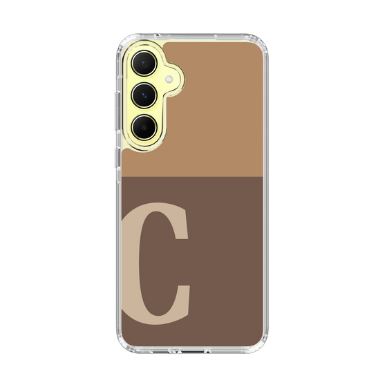 Slim Protection Case［ オリジナル - initial two tone - C brown ］