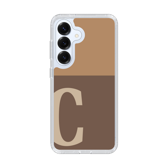 Slim Protection Case［ Original - initial two tone - C brown ］