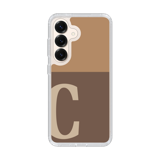 Slim Protection Case［ Original - initial two tone - C brown ］