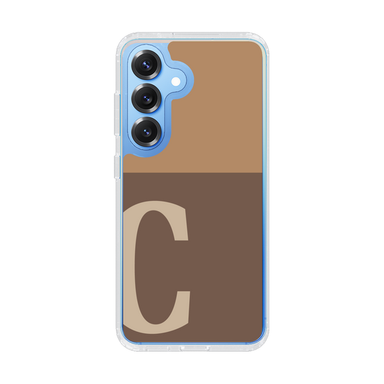 Slim Protection Case［ Original - initial two tone - C brown ］
