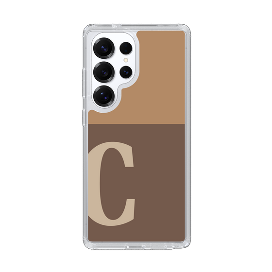 Slim Protection Case［ Original - initial two tone - C brown ］