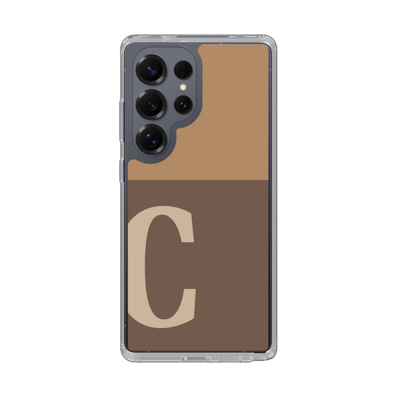 Slim Protection Case［ Original - initial two tone - C brown ］