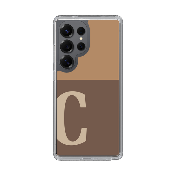 Slim Protection Case［ Original - initial two tone - C brown ］