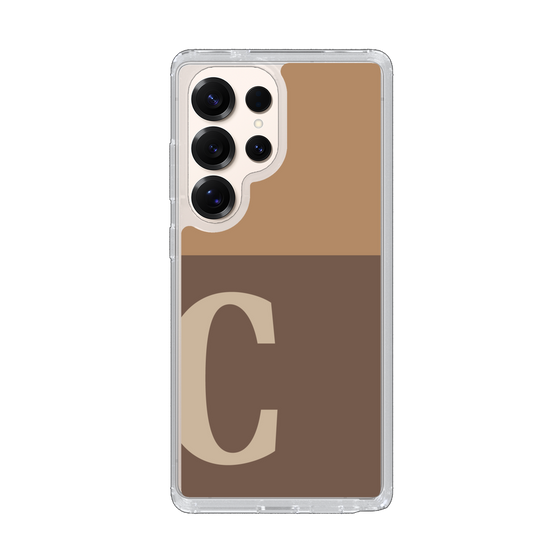 Slim Protection Case［ Original - initial two tone - C brown ］
