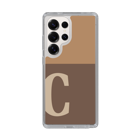 Slim Protection Case［ Original - initial two tone - C brown ］