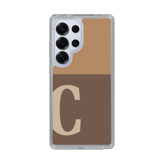 Slim Protection Case［ Original - initial two tone - C brown ］