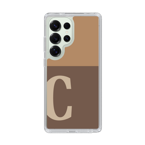 Slim Protection Case［ Original - initial two tone - C brown ］