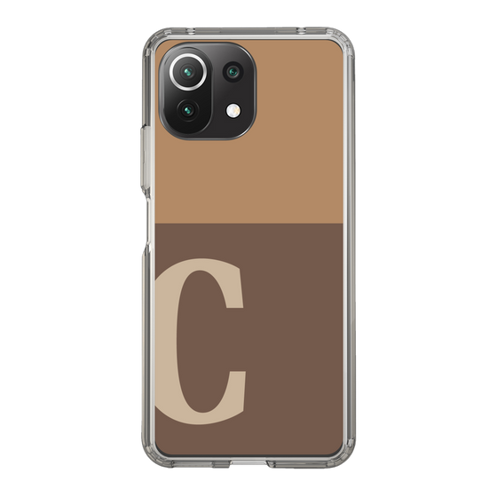 Slim Protection Case［ Original - initial two tone - C brown ］
