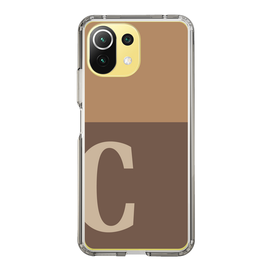 Slim Protection Case［ Original - initial two tone - C brown ］