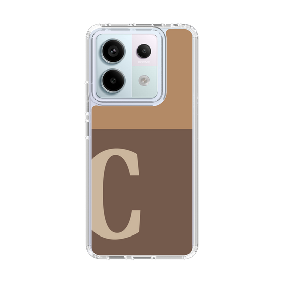 Slim Protection Case［ Original - initial two tone - C brown ］