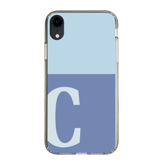 Slim Protection Case［ Original - initial two tone - C blue ］