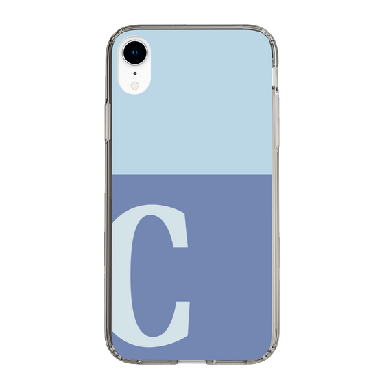 Slim Protection Case［ Original - initial two tone - C blue ］
