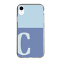 Slim Protection Case［ Original - initial two tone - C blue ］