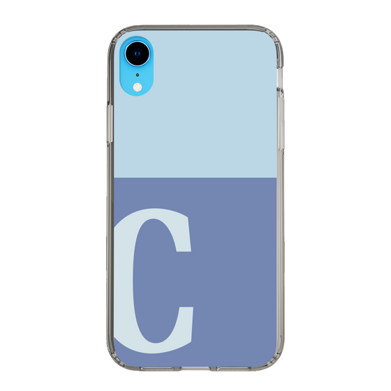 Slim Protection Case［ Original - initial two tone - C blue ］