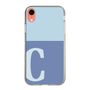 Slim Protection Case［ Original - initial two tone - C blue ］