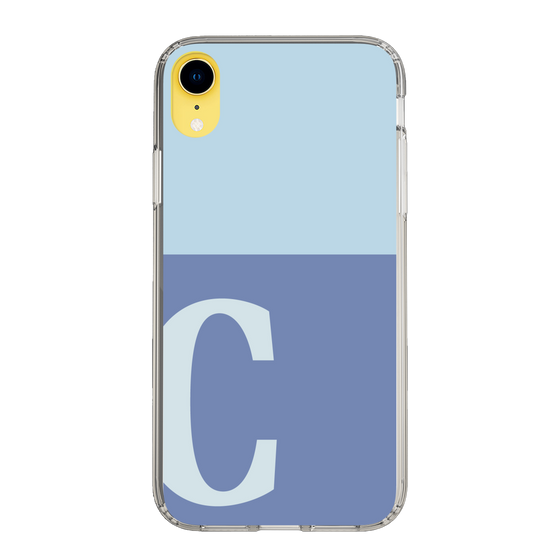 Slim Protection Case［ Original - initial two tone - C blue ］