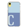 Slim Protection Case［ Original - initial two tone - C blue ］