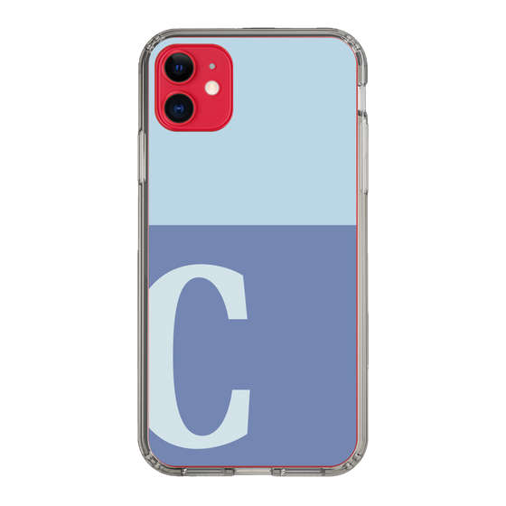 Slim Protection Case［ Original - initial two tone - C blue ］