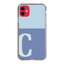 Slim Protection Case［ Original - initial two tone - C blue ］
