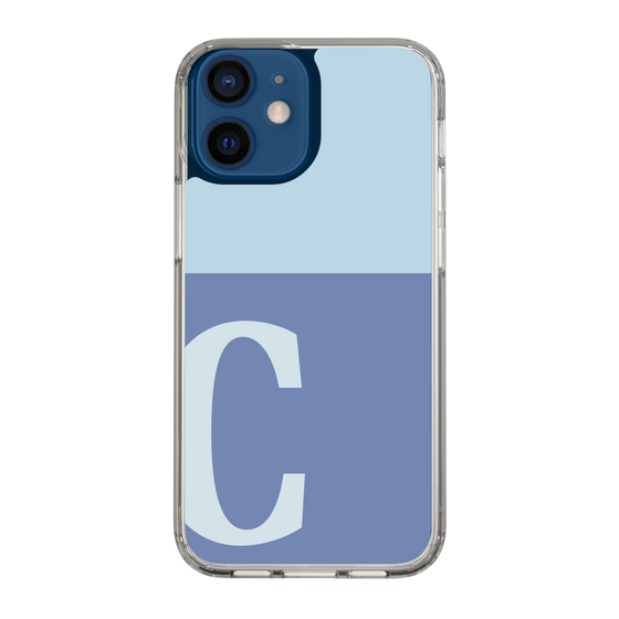 Slim Protection Case［ Original - initial two tone - C blue ］