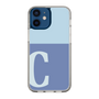 Slim Protection Case［ Original - initial two tone - C blue ］