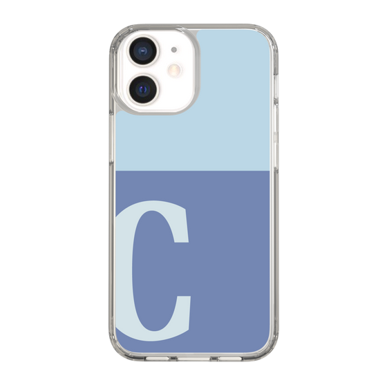 Slim Protection Case［ Original - initial two tone - C blue ］