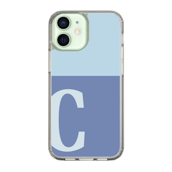 Slim Protection Case［ Original - initial two tone - C blue ］