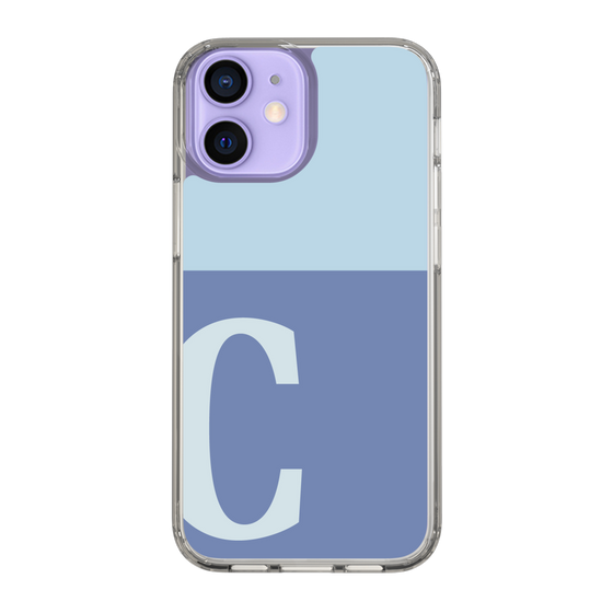Slim Protection Case［ Original - initial two tone - C blue ］
