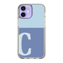 Slim Protection Case［ Original - initial two tone - C blue ］