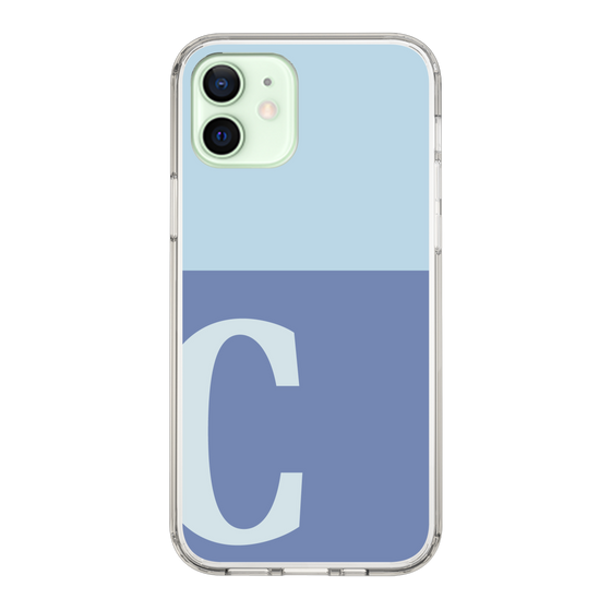 Slim Protection Case［ Original - initial two tone - C blue ］