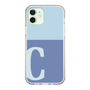 Slim Protection Case［ Original - initial two tone - C blue ］