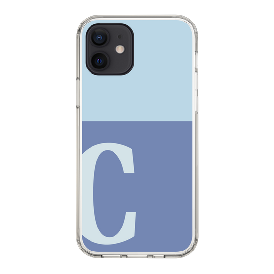 Slim Protection Case［ Original - initial two tone - C blue ］