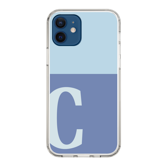Slim Protection Case［ Original - initial two tone - C blue ］