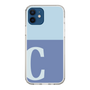 Slim Protection Case［ Original - initial two tone - C blue ］