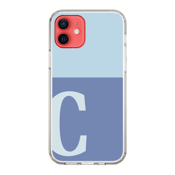 Slim Protection Case［ Original - initial two tone - C blue ］